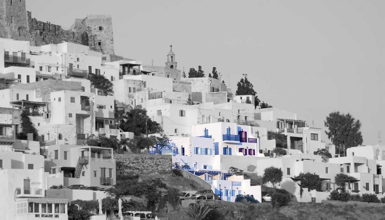 Asvestoti Mesonettes Blue Light Σιελ Μεζονετεs Hotel Pera Gyalos Eksteriør billede